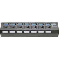 разветвитель USB 5bites HB37-303PBK черный