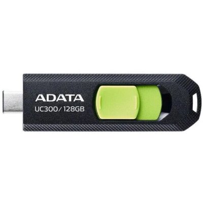 флешка A-Data 128GB UC300 Black-Green Черный, зелёный