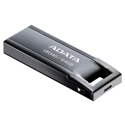 флешка A-Data 64GB UR340 Black Черный