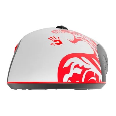 мышь A4Tech Bloody R90 Plus Naraka Белый-красный