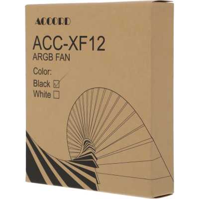 кулер Accord ACC-XF12 ARGB Black Черный