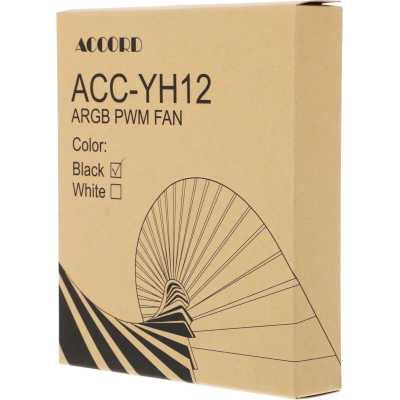 кулер Accord ACC-YH12 ARGB Black Черный