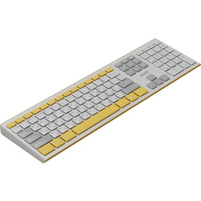 клавиатура Acer OCC200 ZL.ACCEE.002 Белый-желтый