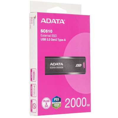 SSD диск ADATA SC610 2Tb SC610-2000G-CBK/RD Черный