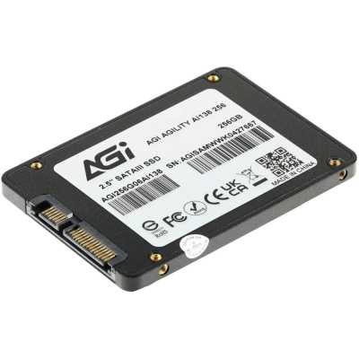 SSD диск AGI AI138 256Gb AGI256G06AI138-CB Черный