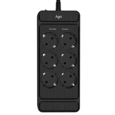 сетевой фильтр AGNI TP-FS6E-3m-black черный