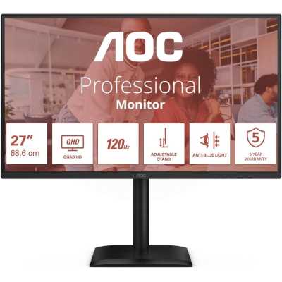 монитор AOC Q27E4CV Черный