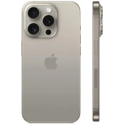 смартфон Apple iPhone 15 Pro 256GB Natural Titanium MTQA3CH/A бежевый титан