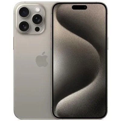 смартфон Apple iPhone 15 Pro Max 256GB Natural Titanium MU2Q3CH/A бежевый титан