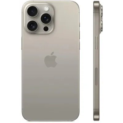 смартфон Apple iPhone 15 Pro Max 256GB Natural Titanium MU2Q3CH/A бежевый титан