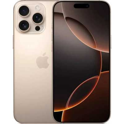 смартфон Apple iPhone 16 Pro Max 512GB Desert Titanium MYX23KH/A бежевый