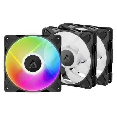 кулер Arctic P12 Pro A-RGB Black 3 Pack ACFAN00310A Черный