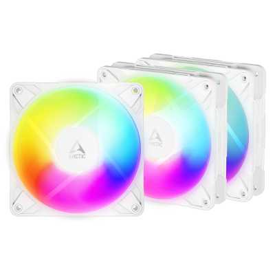 кулер Arctic P12 Pro Reverse A-RGB White 3-Pack ACFAN00334A Белый