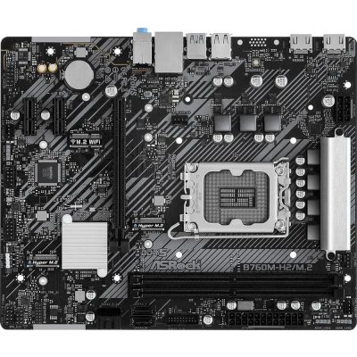 материнская плата ASRock B760M-H2/M.2 Черный