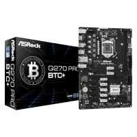 материнская плата ASRock Q270 Pro BTC+
