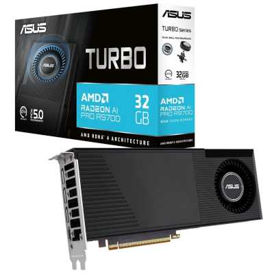 видеокарта ASUS AMD Radeon AI Pro R9700 Turbo 32Gb 90YV0MN0-M0NA00 Черный
