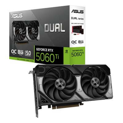 видеокарта ASUS nVidia GeForce RTX 5060 Ti 8Gb DUAL-RTX5060TI-O8G