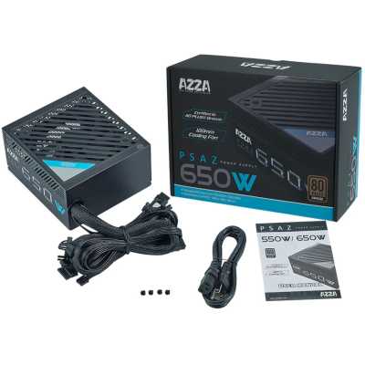 блок питания AZZA 650W PSAZ-650B Черный