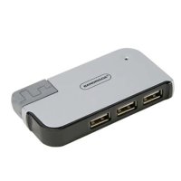 разветвитель USB Bandridge BCP4004 серый