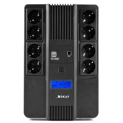ИБП Бастион SKAT-UPS 800-AID-IN-1x9-8 Черный