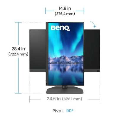 монитор Benq SW242Q Темно-серый
