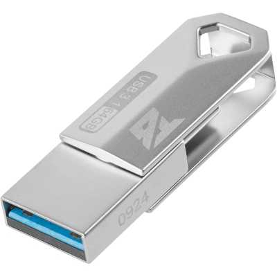 флешка BigTech 64GB UFD036 Серебристый