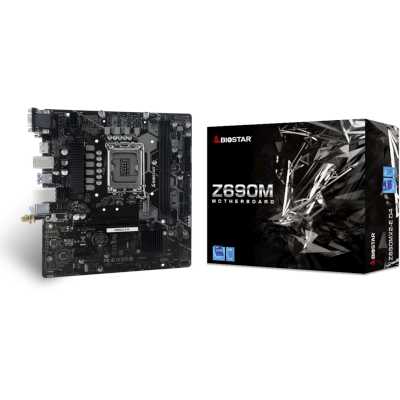 материнская плата Biostar Z690MX2-E D4 Черный