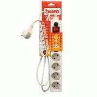 сетевой фильтр Buro 600SH-3-6ft белый