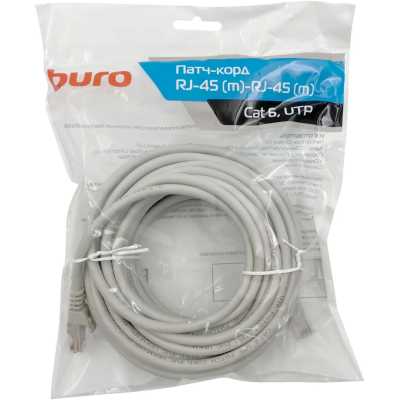 патч-корд Buro UTP-6-10M-G Серый