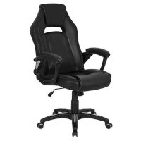 игровое кресло Бюрократ CH-829-BL+Black черный