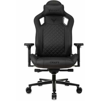 игровое кресло Бюрократ KNIGHT CRAFT BLACK черный