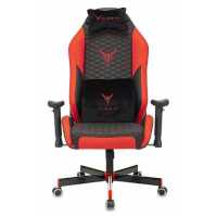 игровое кресло Бюрократ KNIGHT NEON RED черно-красный