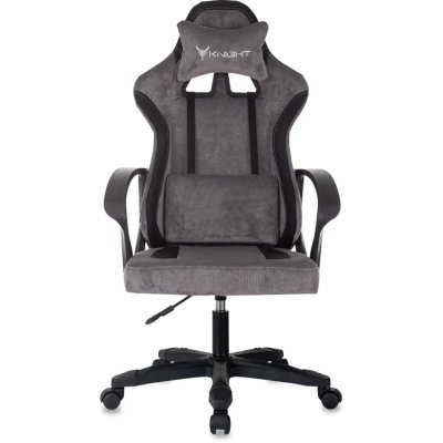 игровое кресло Бюрократ KNIGHT OPTIMUM GR серый