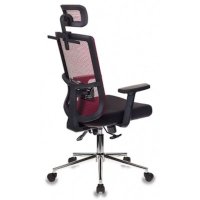 офисное кресло Бюрократ MC-612-H-B-26-B01 черный/красный