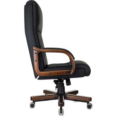 офисное кресло Бюрократ T-9932WALNUT/B черный