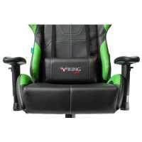 игровое кресло Бюрократ VIKING 5 AERO LGREEN черно-зеленый