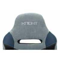 игровое кресло Бюрократ VIKING 6 KNIGHT BL FABRIC серый-синий