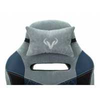 игровое кресло Бюрократ VIKING 6 KNIGHT BL FABRIC серый-синий