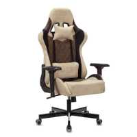 игровое кресло Бюрократ VIKING 7 KNIGHT BR FABRIC коричневый-бежевый