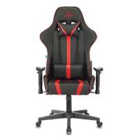 игровое кресло Бюрократ VIKING ZOMBIE A4 RED черно-красный