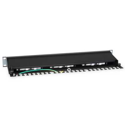 патч-панель Cabeus PL-24-Cat.6a-SH-Dual