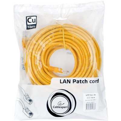 патч-корд Cablexpert PP10-15M/Y Желтый