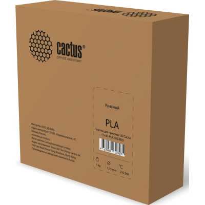 пластик для 3D принтера Cactus CS-3D-PLA-1KG-RED