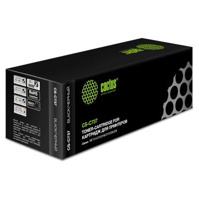 картридж Cactus CS-C737 черный