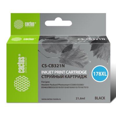 картридж Cactus CS-CB321N-CS-CB321 черный