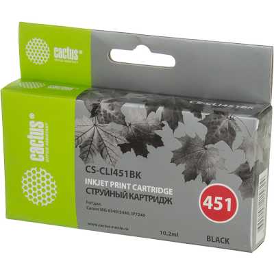 картридж Cactus CS-CLI451BK желтый