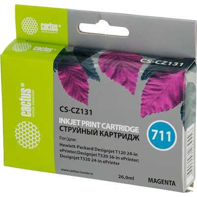 картридж Cactus CS-CZ131 пурпурный