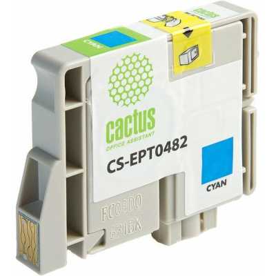 картридж Cactus CS-EPT0482 голубой
