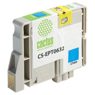 картридж Cactus CS-EPT0632 голубой