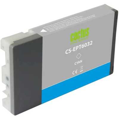 картридж Cactus CS-EPT6032 голубой пигментный